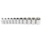 Ingersoll-Rand 11 Piece 1/4 Inch Drive Shallow Socket Set - Metric 6-Pt 752043X - alternate 2